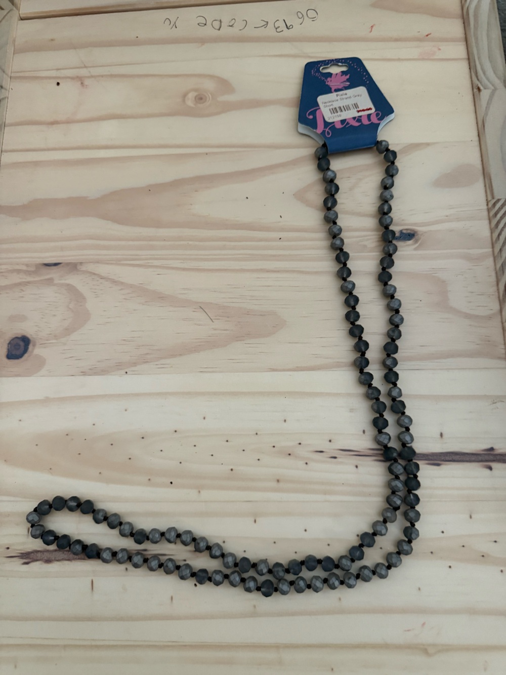 Men's Black Beaded Necklace - Stylish Matte Faceted Design